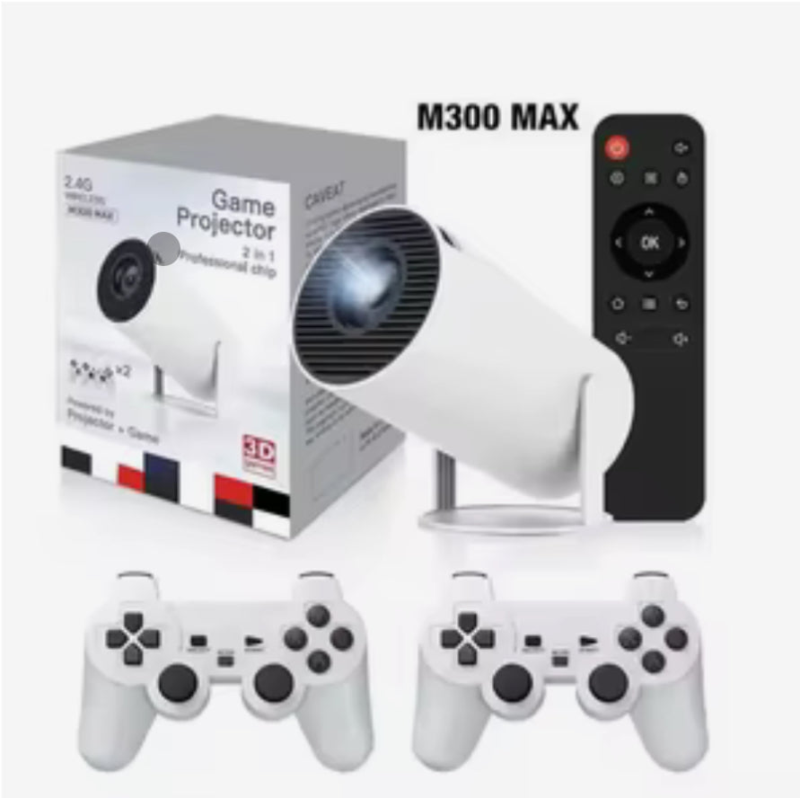 Proyector 2 en 1 con videojuegos