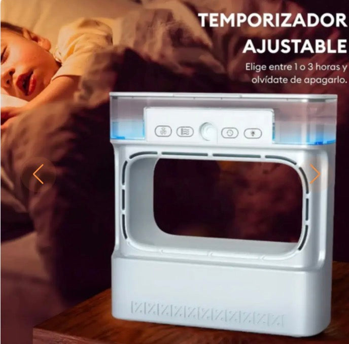 ❄️ Mini Aire Acondicionado Portátil Sin Aspas USB-C | Humidificador y 3 Velocidades