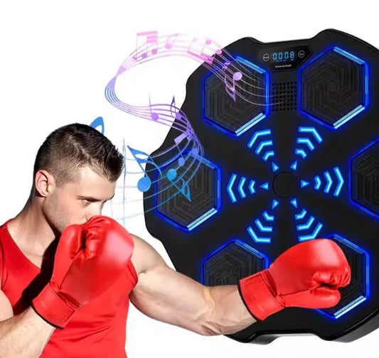 Máquina de boxeo inteligente yk-003 + guante negro
