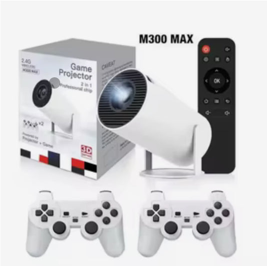 Proyector 2 en 1 con videojuegos