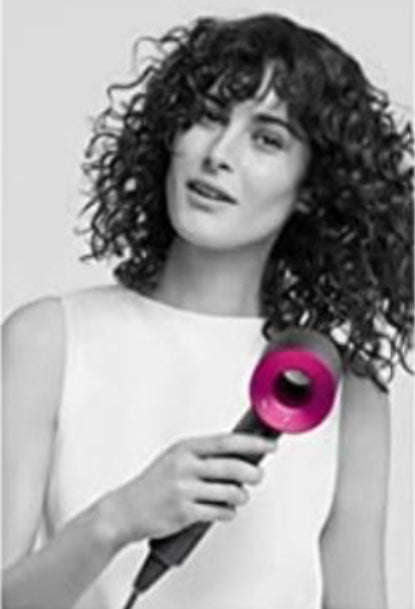 Secador iónico tipo Dyson