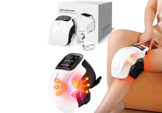 Masajeador de rodilla infrarrojo con terapia de calor y luz roja