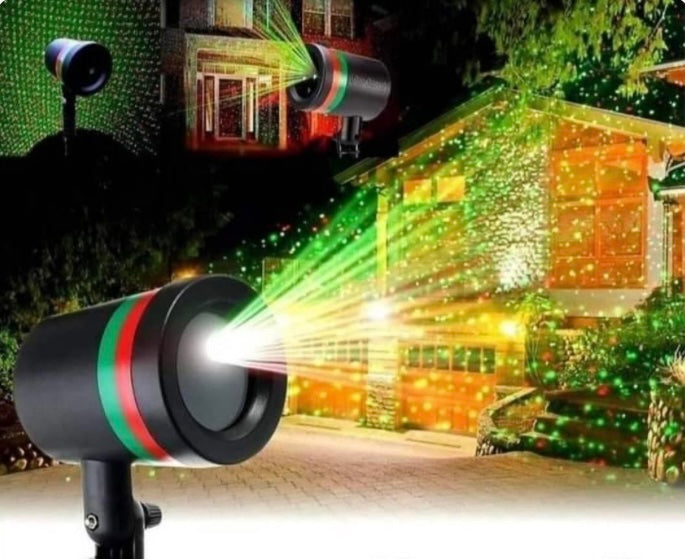 Proyector luces navidad exterior