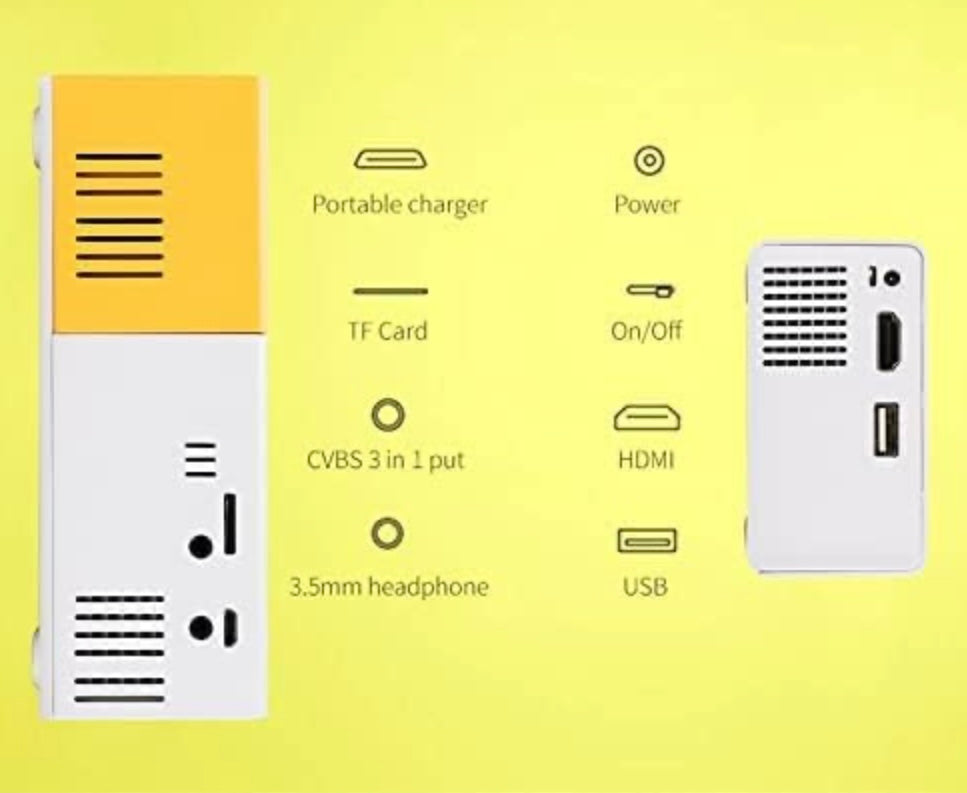 🎥 Mini Proyector Portátil 1080P
