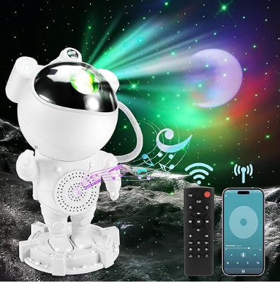 Proyector Galaxia Astronauta 3 en 1