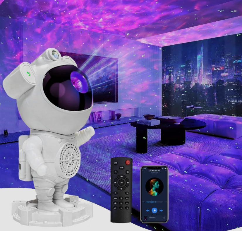 Proyector Galaxia Astronauta 3 en 1