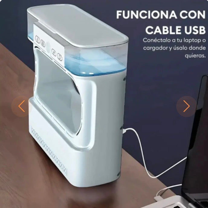 ❄️ Mini Aire Acondicionado Portátil Sin Aspas USB-C | Humidificador y 3 Velocidades